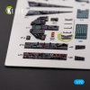 KELIK K72170 F-117A NIGHTHAWK - interior 3D decals for Hasegawa kit 1/72
